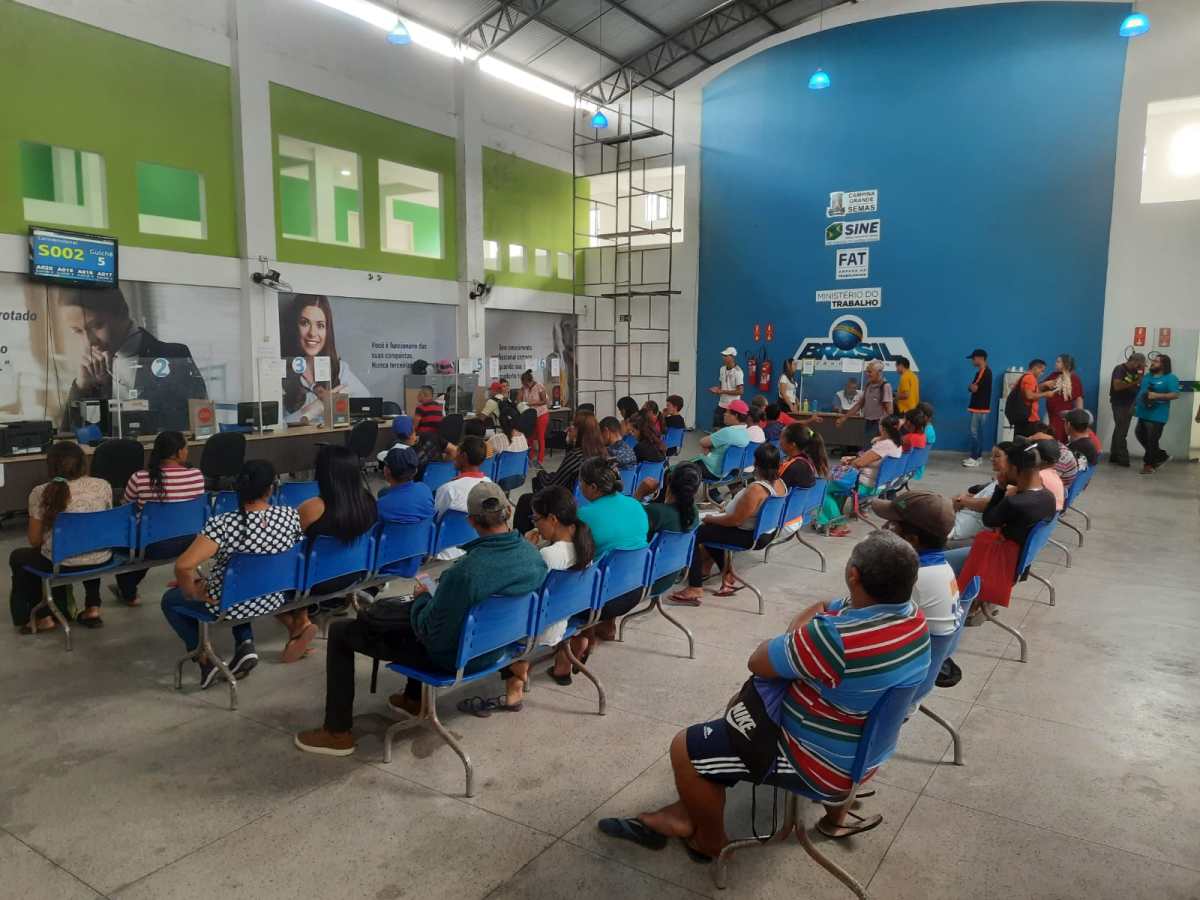 Campina Grande inicia semana com 92 oportunidades de emprego, via sistema de cadastros do Sine Municipal